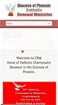 Mobile Screenshot of catholicrenewalministries.org
