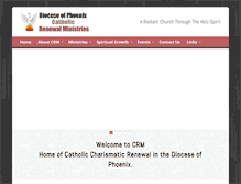 Tablet Screenshot of catholicrenewalministries.org